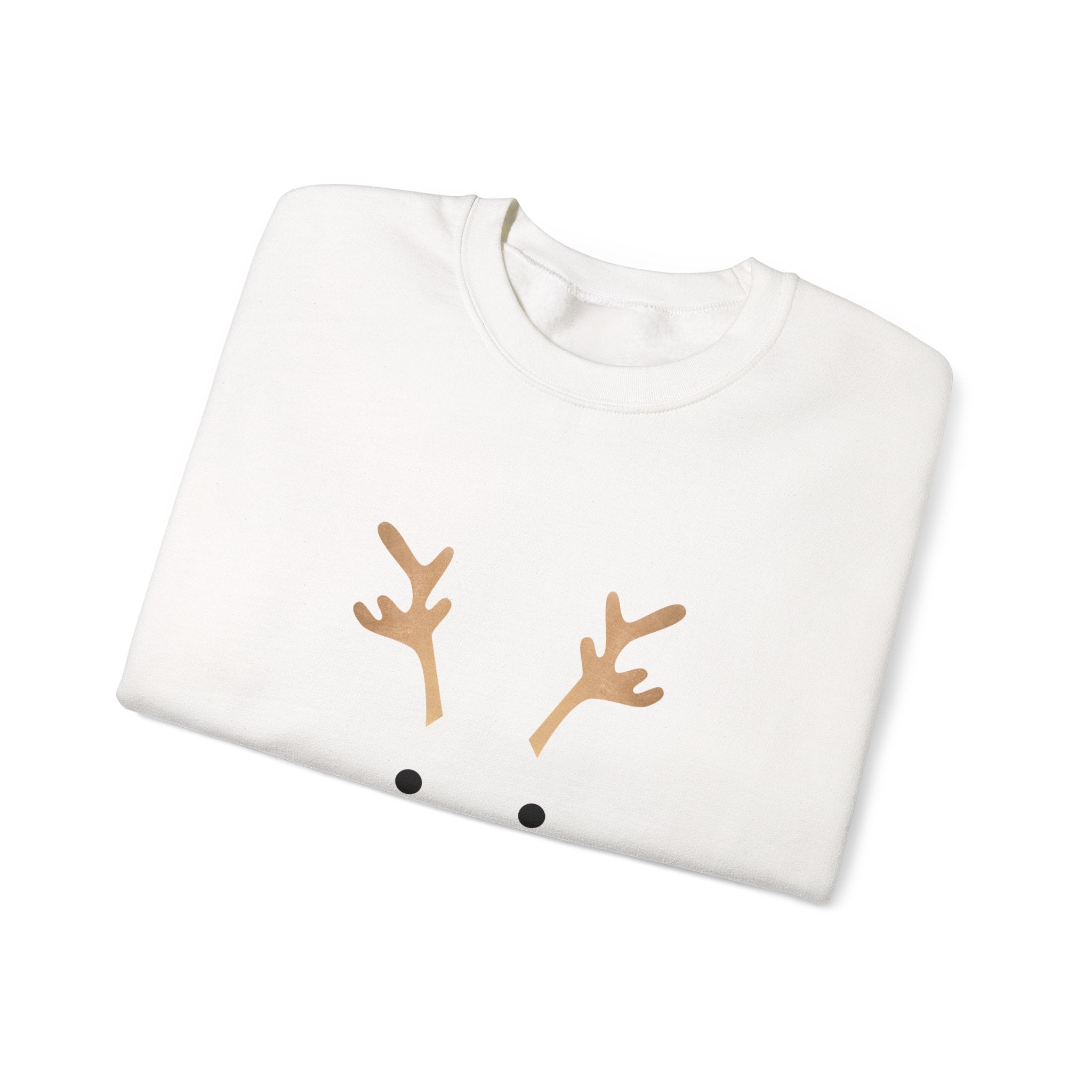 Reindeer Face 'Oh Dear!' Crewneck Sweatshirt - Eamden