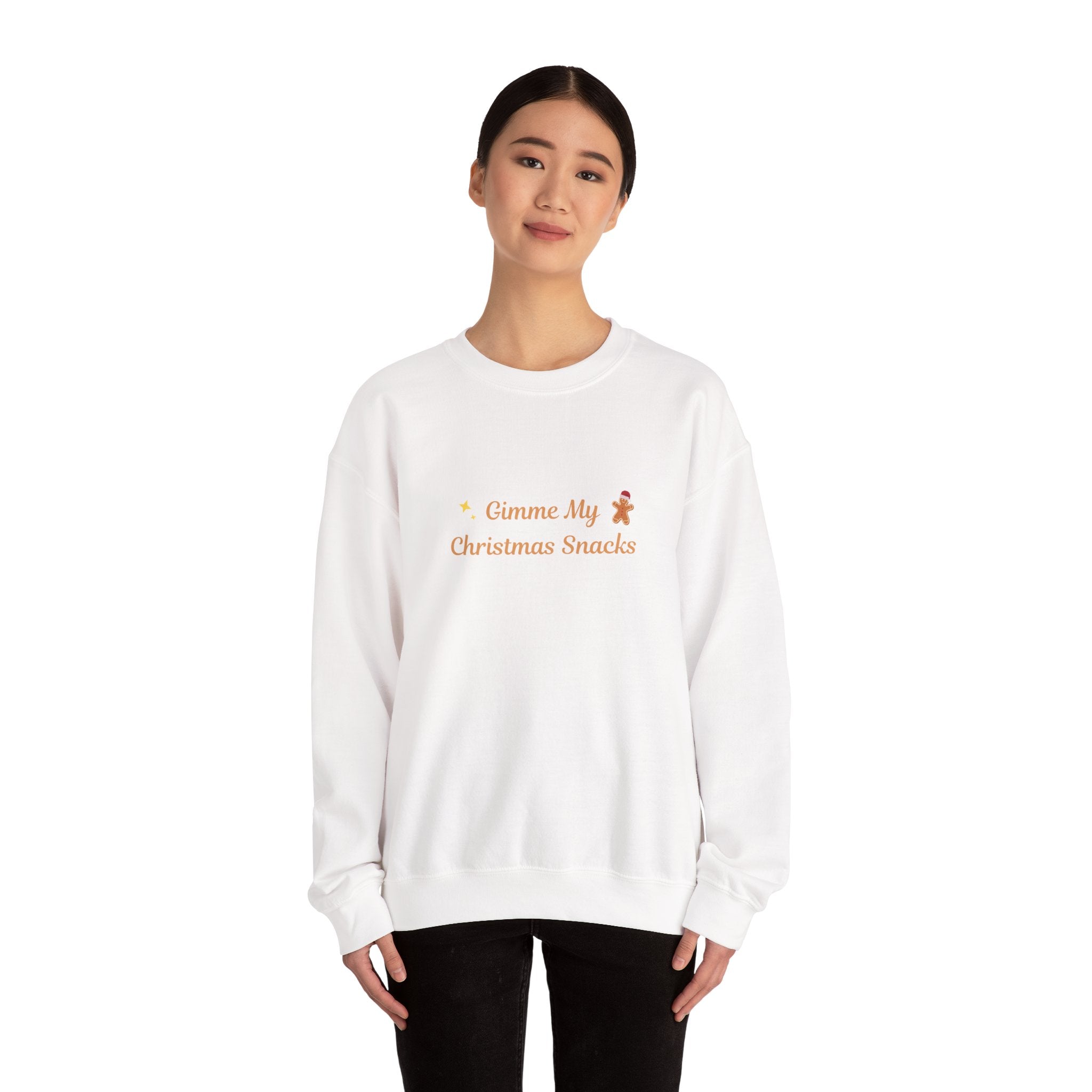 Christmas Snacks Sweatshirt — 'Gimme My Christmas Snacks' Gingerbread Crewneck - Eamden