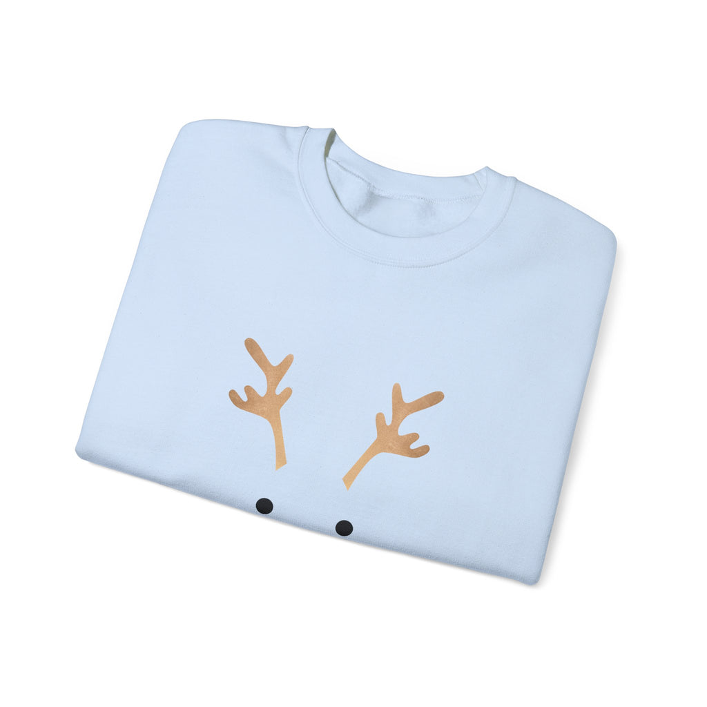 Reindeer Face 'Oh Dear!' Crewneck Sweatshirt - Eamden