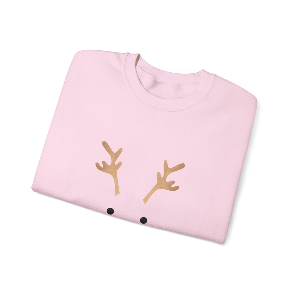 Reindeer Face 'Oh Dear!' Crewneck Sweatshirt - Eamden