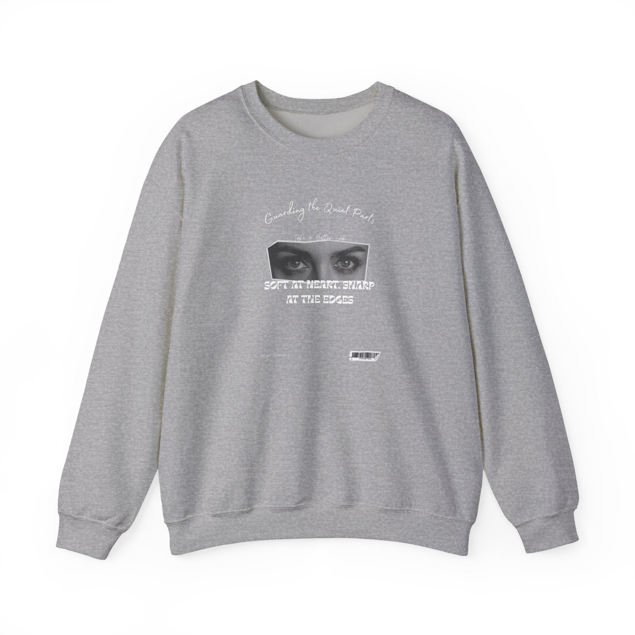 Softness & Boundaries Crewneck Sweatshirt — Inspirational Feminine Quote - Eamden