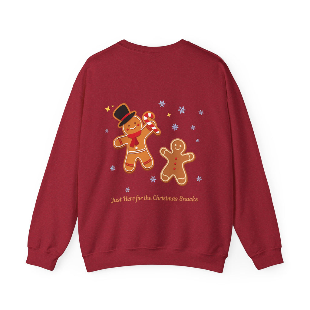 Christmas Snacks Sweatshirt — 'Gimme My Christmas Snacks' Gingerbread Crewneck - Eamden