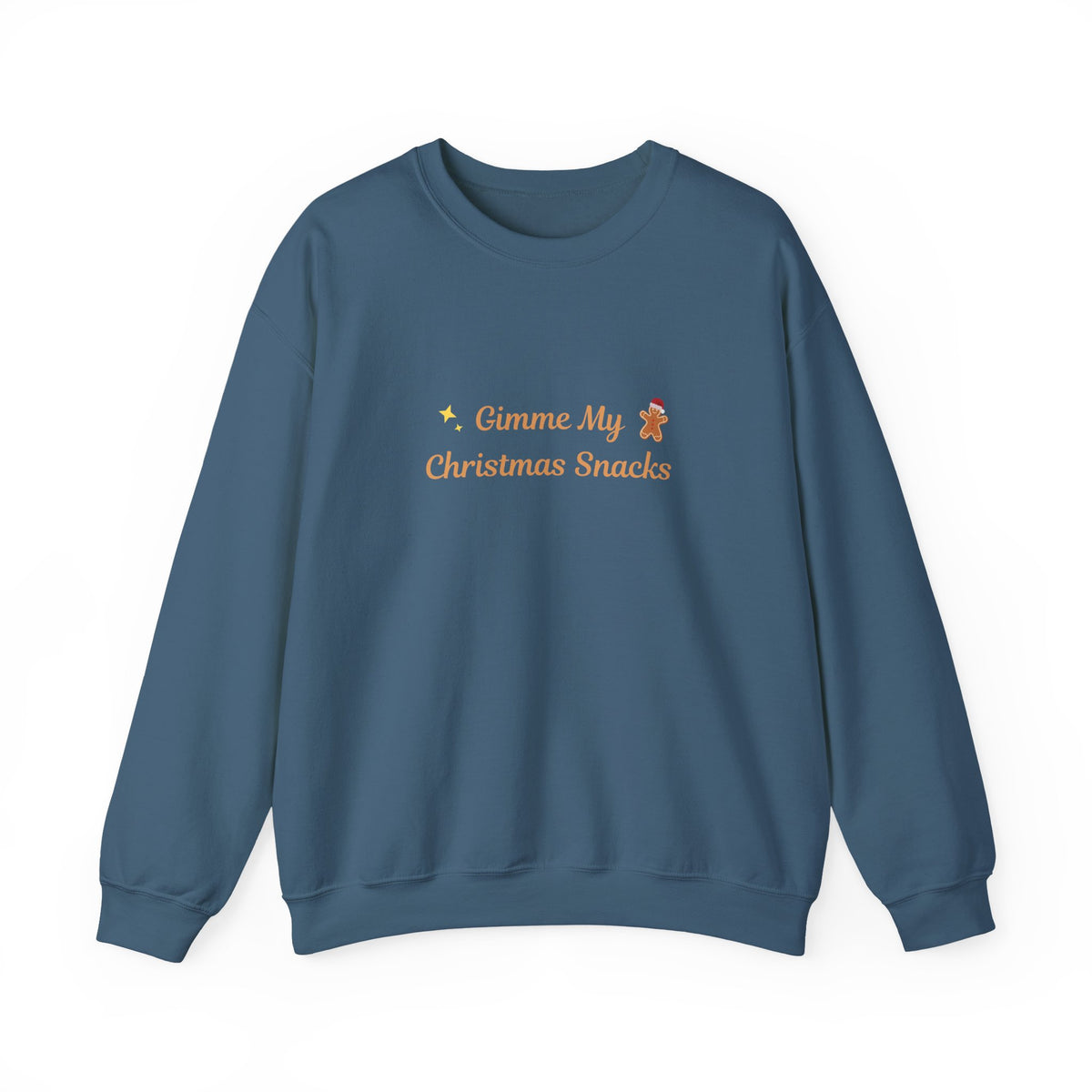 Christmas Snacks Sweatshirt — 'Gimme My Christmas Snacks' Gingerbread Crewneck - Eamden
