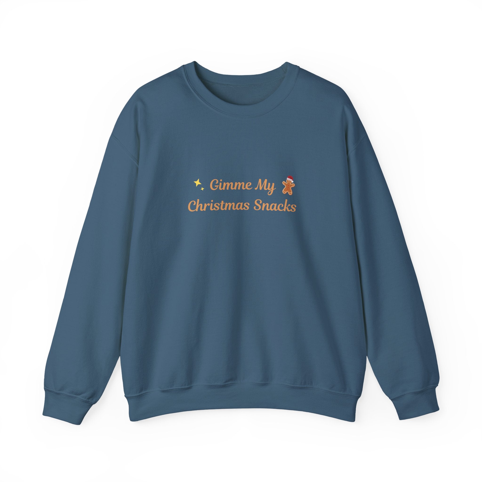 Christmas Snacks Sweatshirt — 'Gimme My Christmas Snacks' Gingerbread Crewneck - Eamden