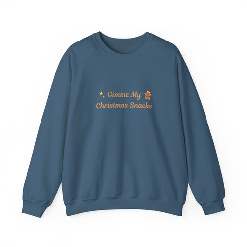 Christmas Snacks Sweatshirt — 'Gimme My Christmas Snacks' Gingerbread Crewneck - Eamden