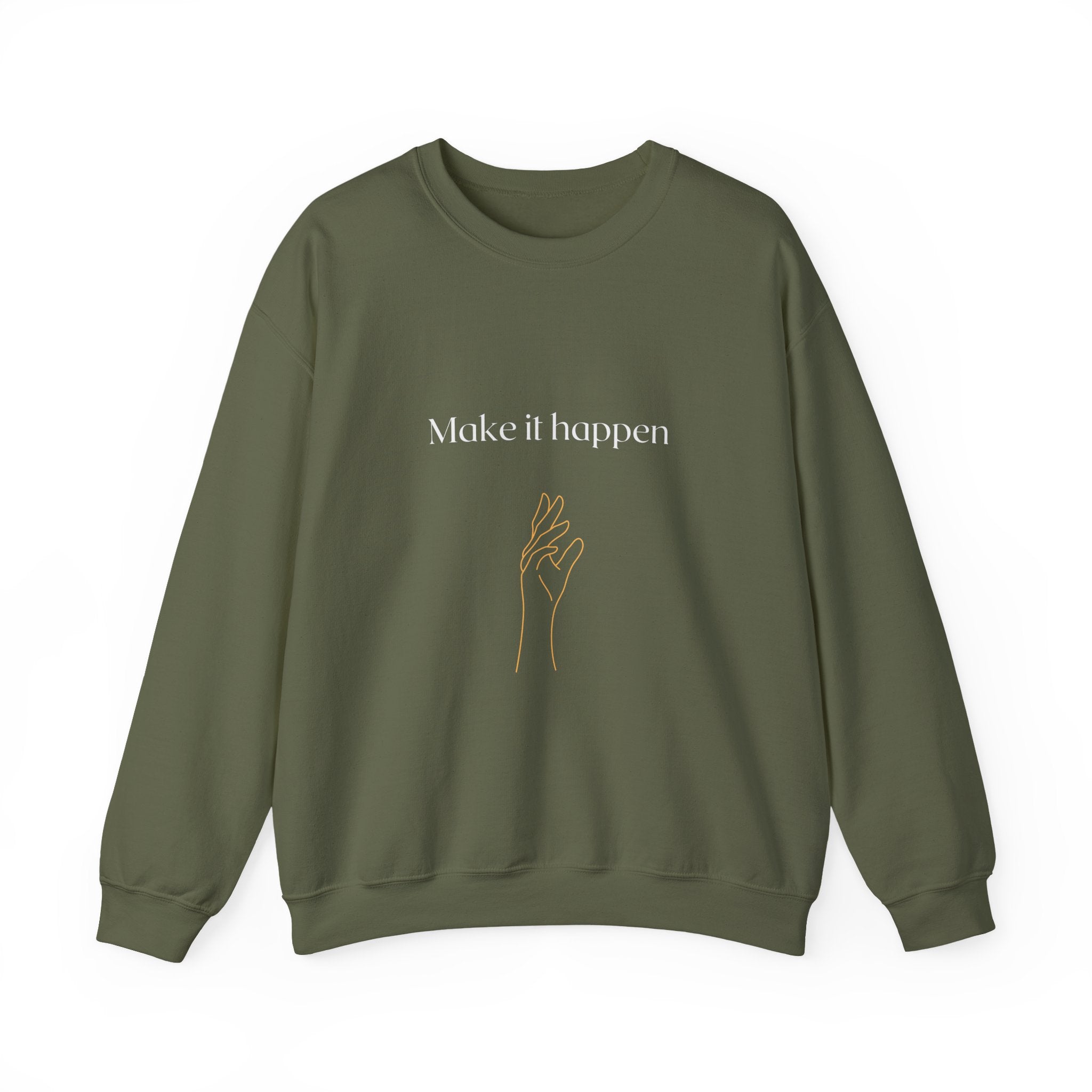 Future-Ready Crewneck Sweatshirt – Make It Happen - Eamden