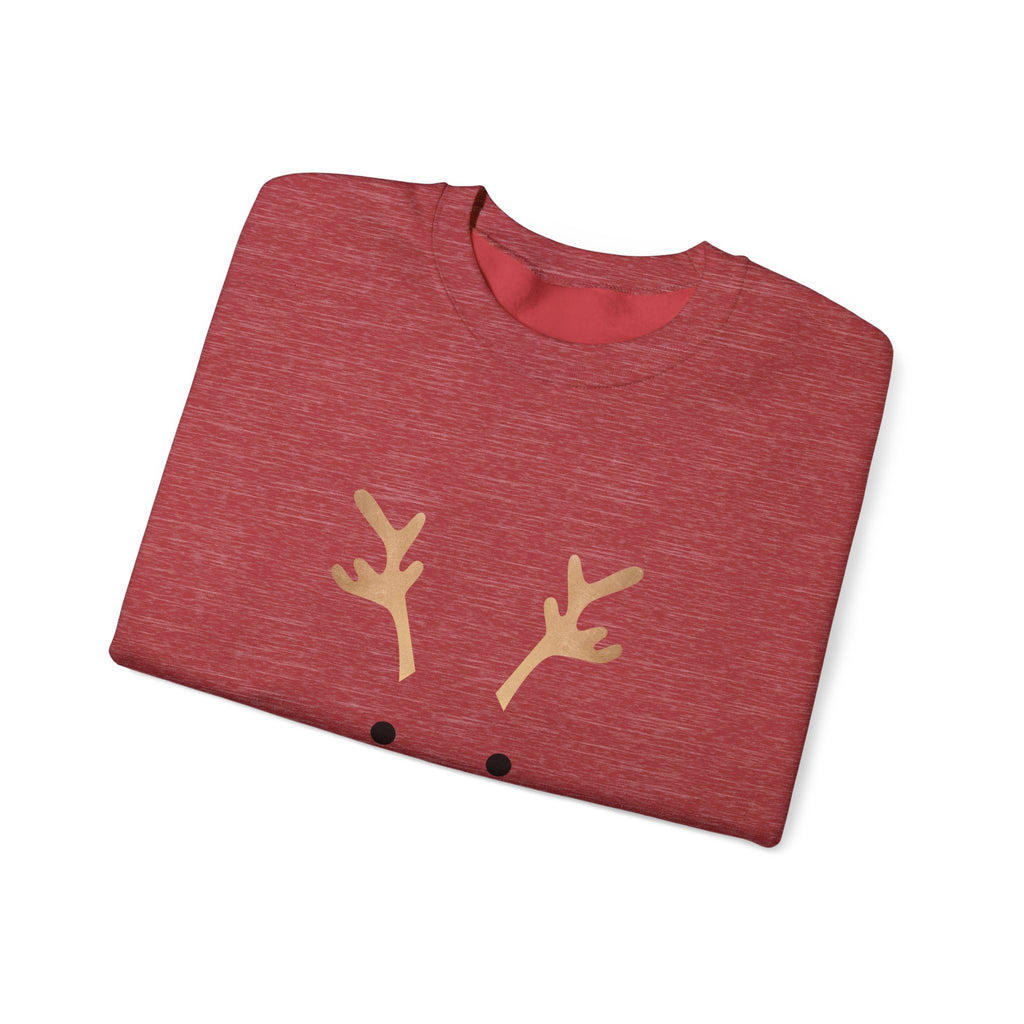 Reindeer Face 'Oh Dear!' Crewneck Sweatshirt - Eamden