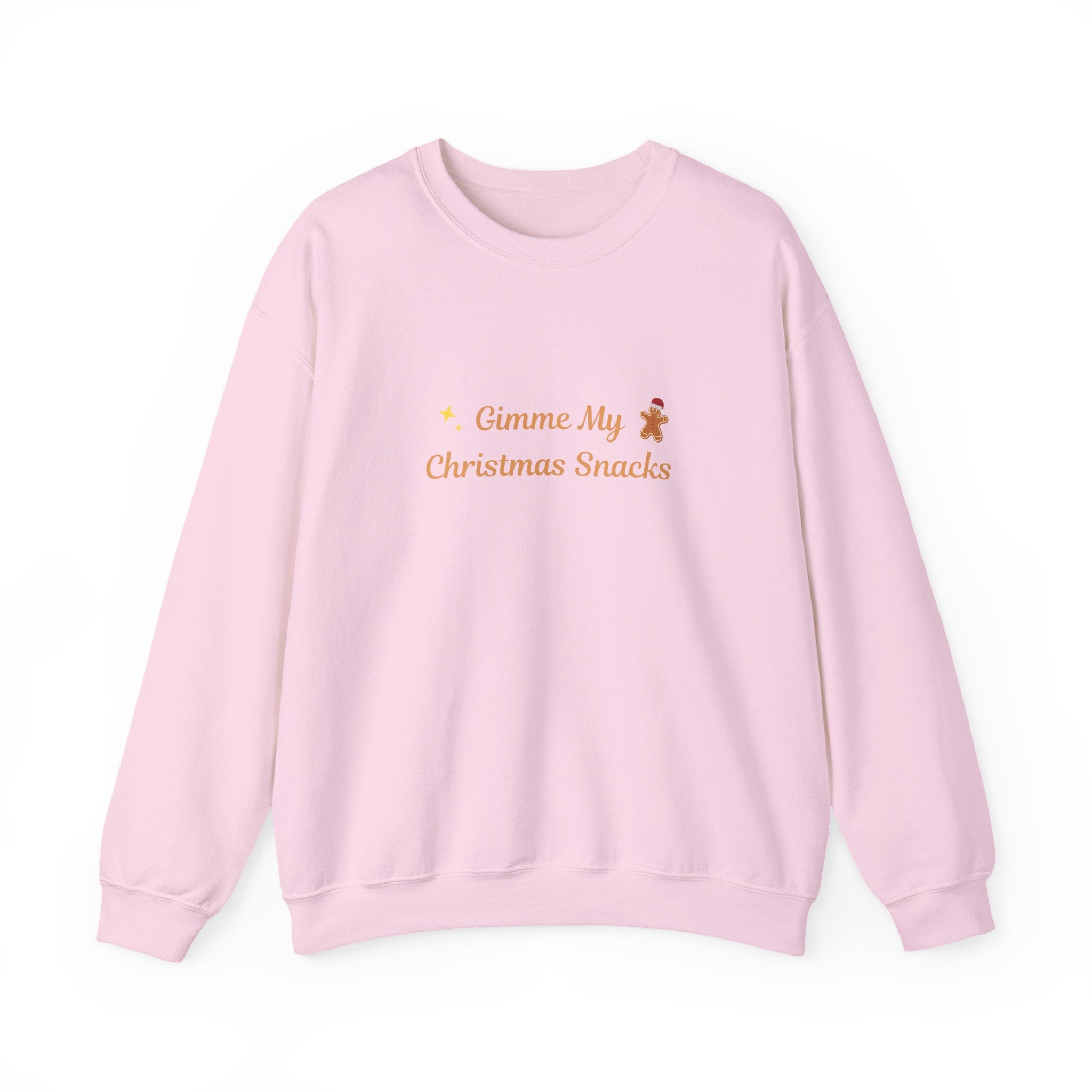 Christmas Snacks Sweatshirt — 'Gimme My Christmas Snacks' Gingerbread Crewneck - Eamden