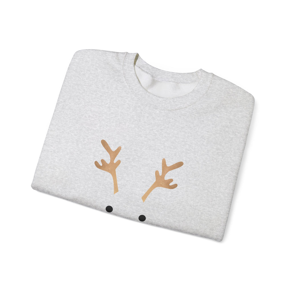 Reindeer Face 'Oh Dear!' Crewneck Sweatshirt - Eamden