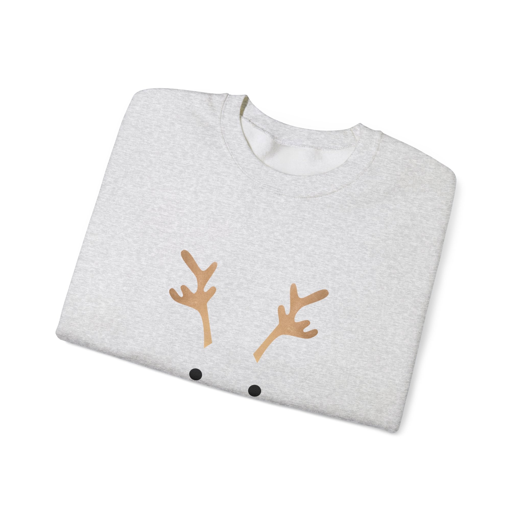 Reindeer Face 'Oh Dear!' Crewneck Sweatshirt - Eamden