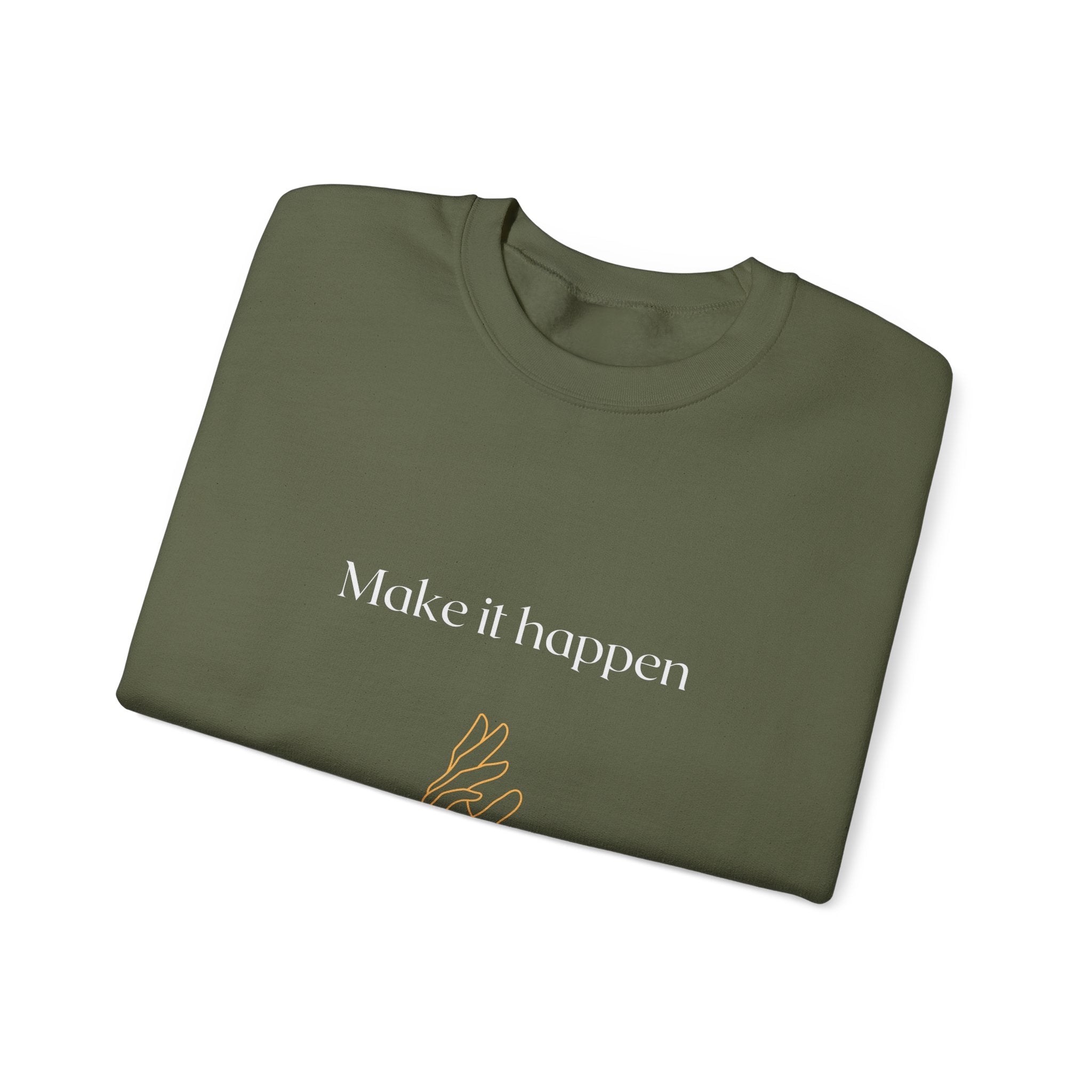 Future-Ready Crewneck Sweatshirt – Make It Happen - Eamden