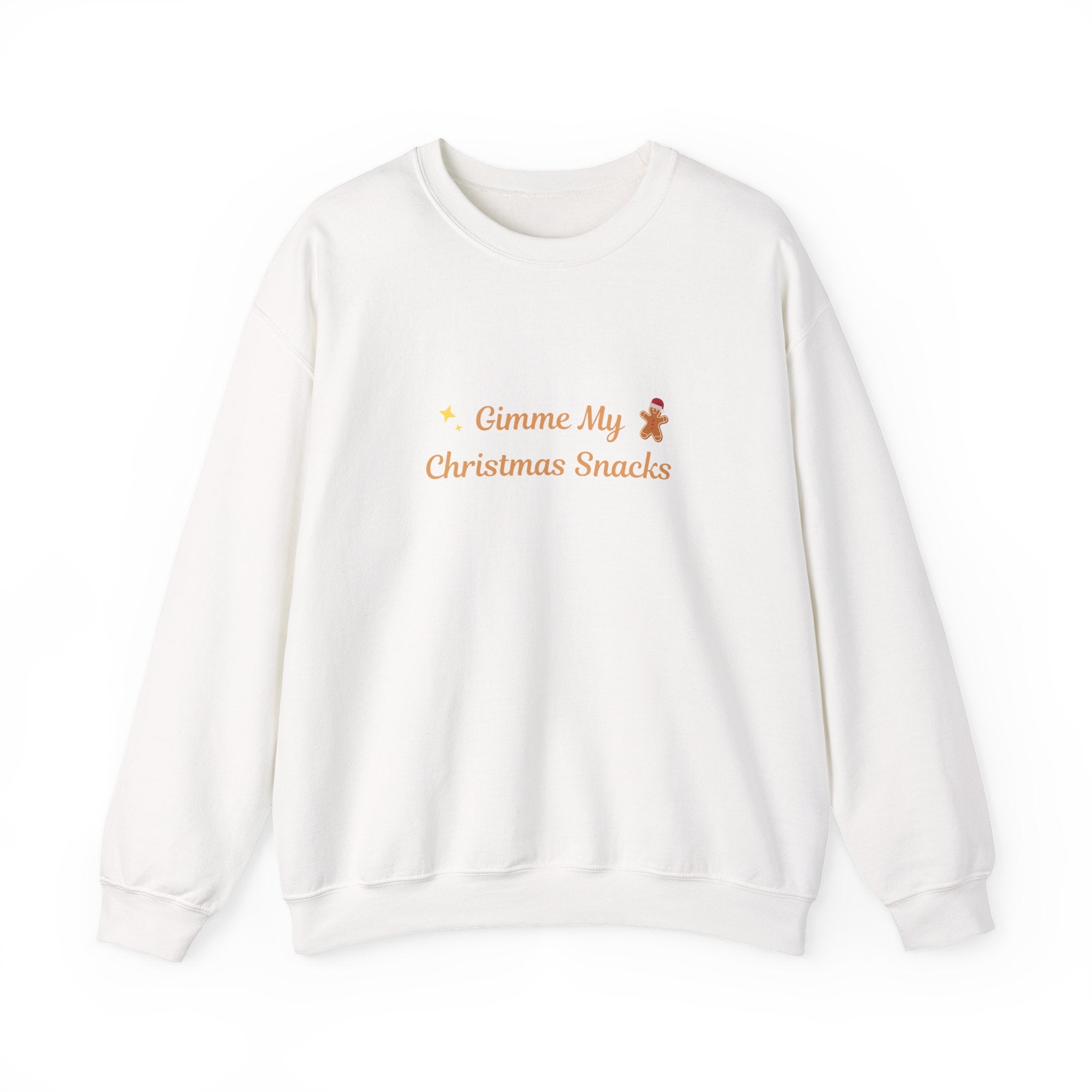 Christmas Snacks Sweatshirt — 'Gimme My Christmas Snacks' Gingerbread Crewneck - Eamden