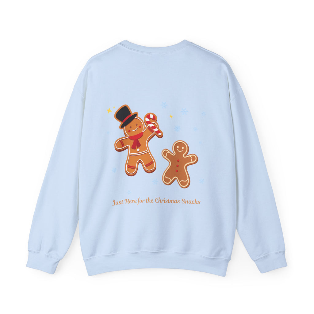 Christmas Snacks Sweatshirt — 'Gimme My Christmas Snacks' Gingerbread Crewneck - Eamden