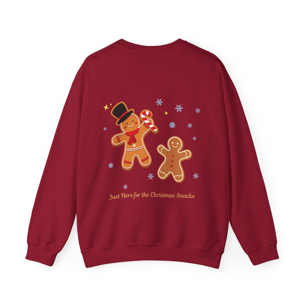 Christmas Snacks Sweatshirt — 'Gimme My Christmas Snacks' Gingerbread Crewneck - Eamden