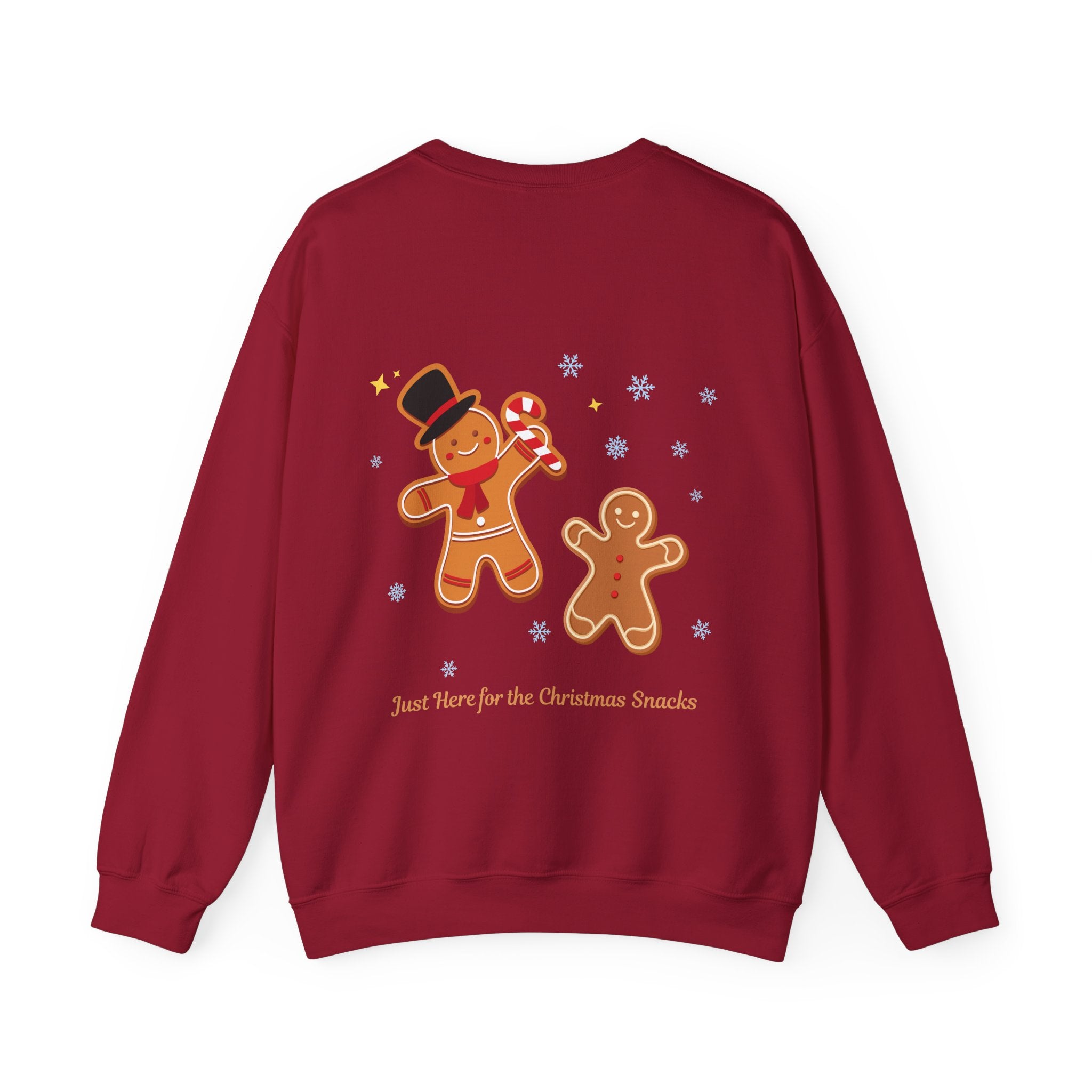 Christmas Snacks Sweatshirt — 'Gimme My Christmas Snacks' Gingerbread Crewneck - Eamden