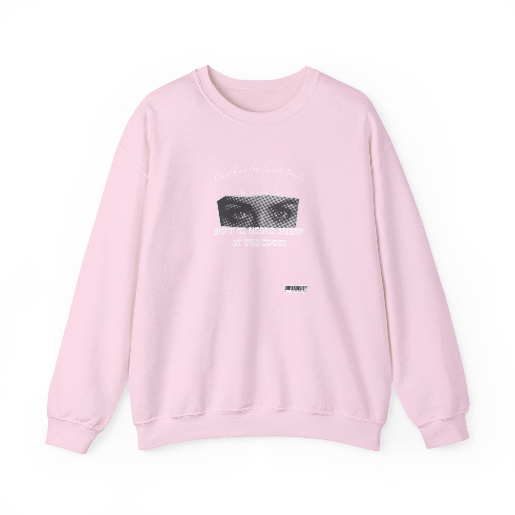 Softness & Boundaries Crewneck Sweatshirt — Inspirational Feminine Quote - Eamden