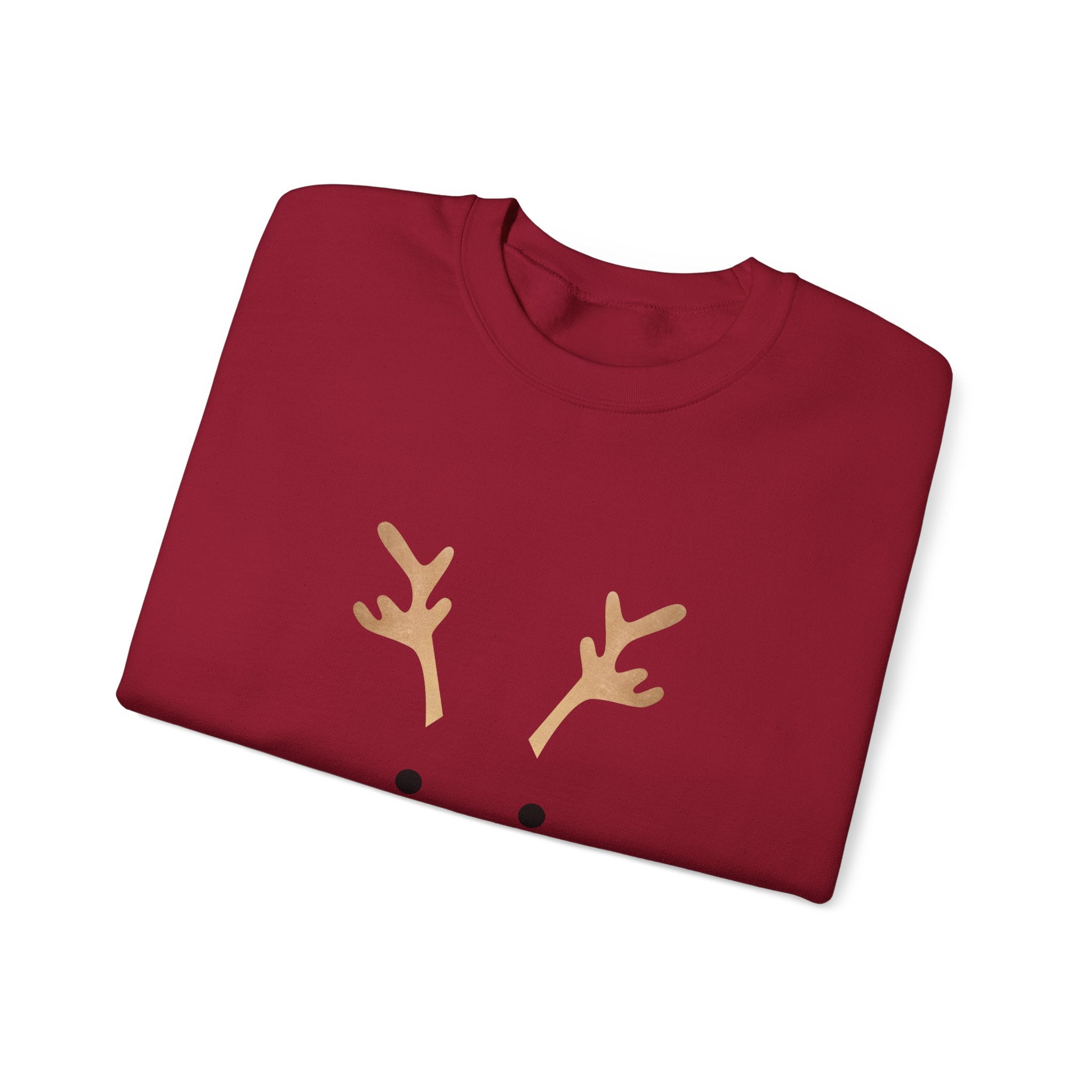 Reindeer Face 'Oh Dear!' Crewneck Sweatshirt - Eamden