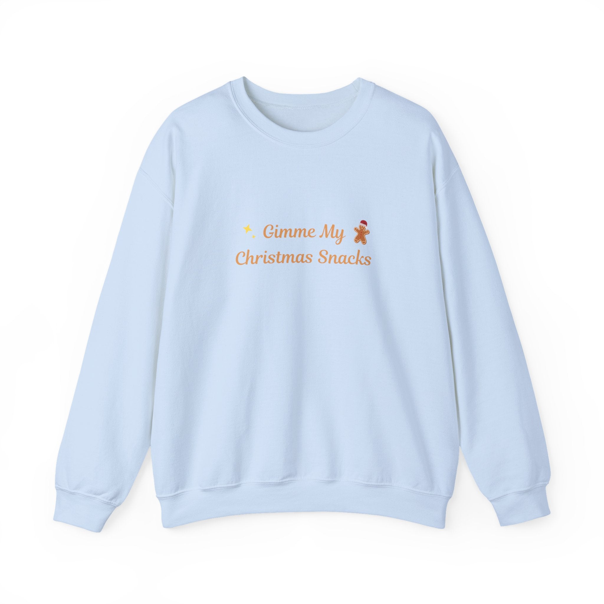 Christmas Snacks Sweatshirt — 'Gimme My Christmas Snacks' Gingerbread Crewneck - Eamden